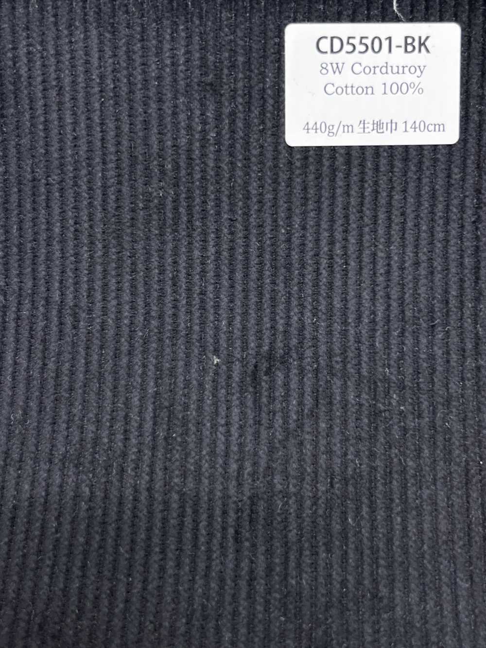 CD5501-BK 8W Cord C100 Schwarz[Textil] HOSOI SYOJI