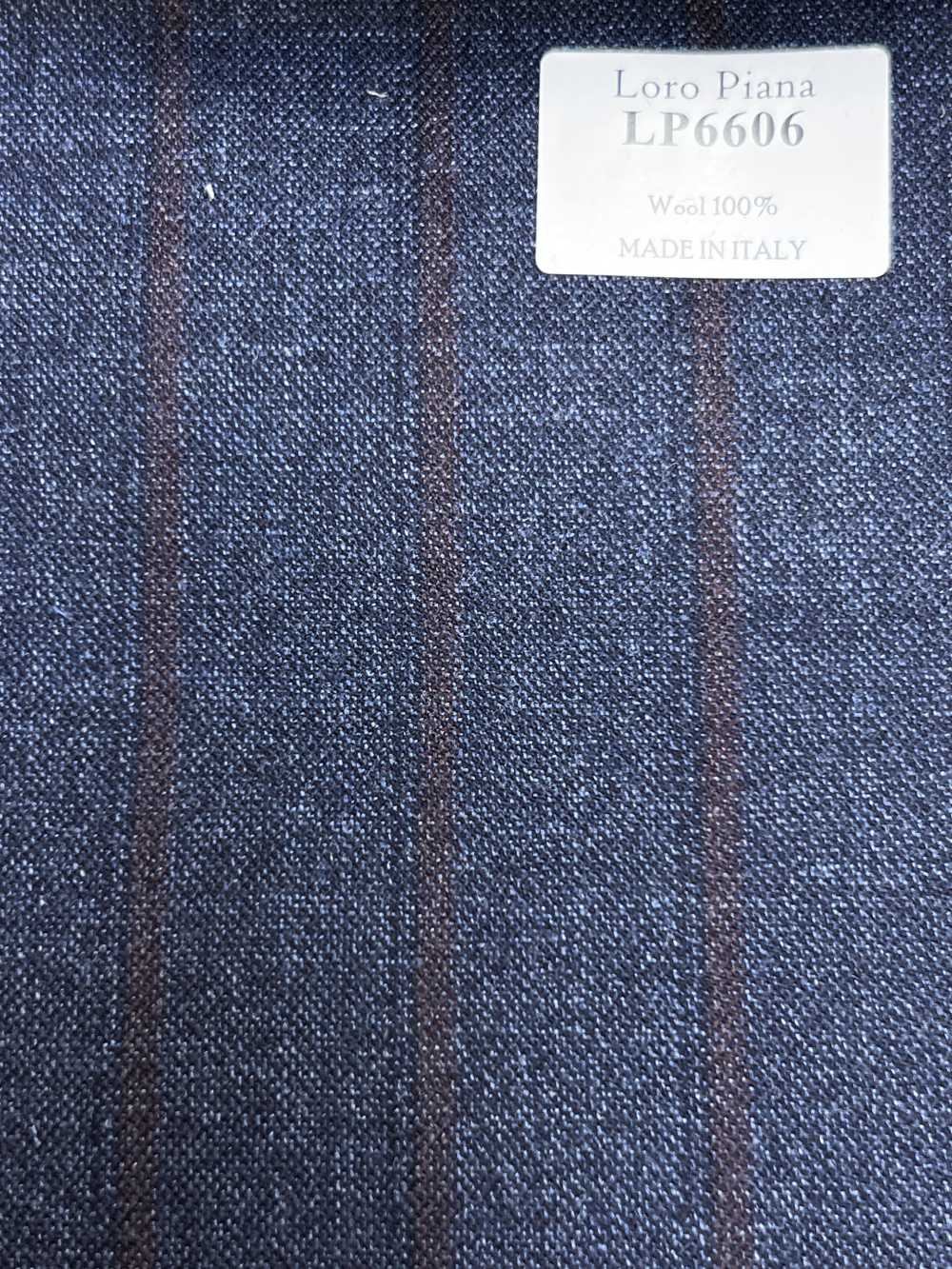 LP6606 Loro Piana Marineblau × roter Streifen[Stoff] HOSOI SYOJI