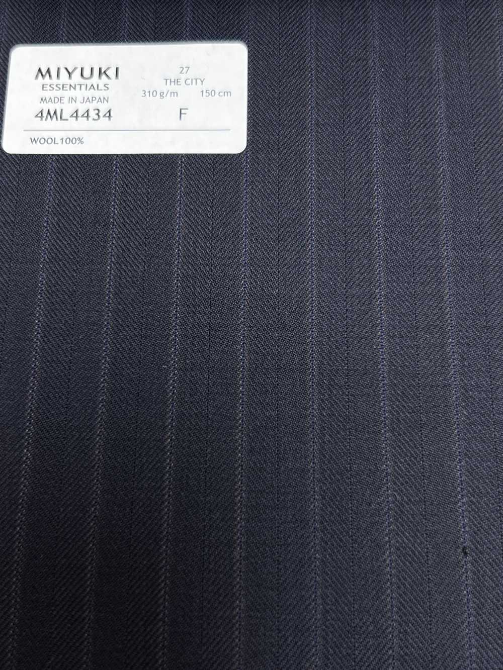 4ML4434 26AW THE CITY Twill Marine-Streifen[Textil] Miyuki Wollmühlen