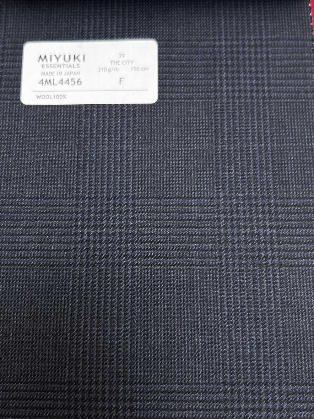 4ML4456 26AW THE CITY Köper Marinekaro[Textil] Miyuki Wollmühlen