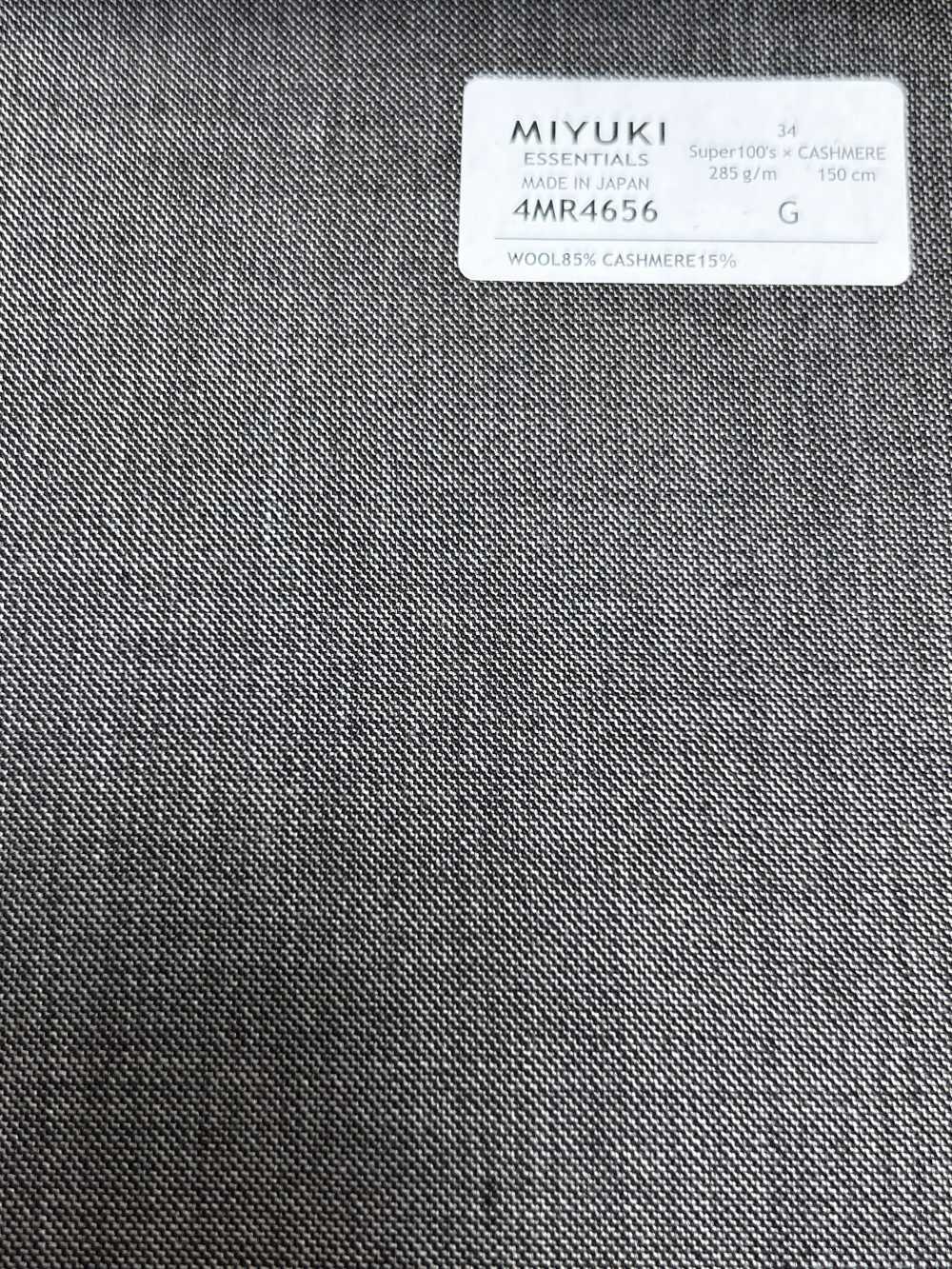 4MR4656 26AW Super100's × CASHIMERE Hellbraun ohne Muster[Textil] Miyuki Wollmühlen