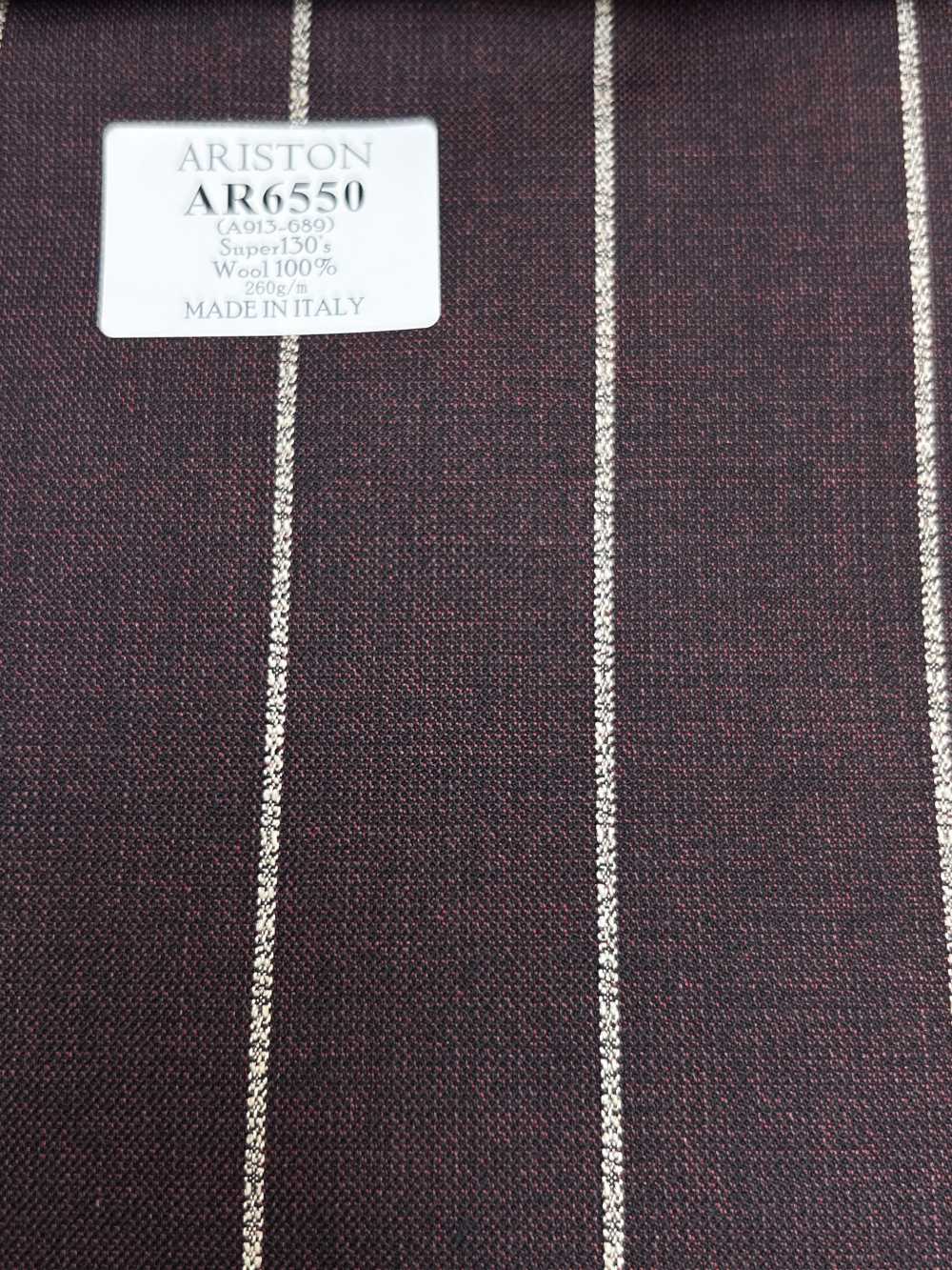 AR6550 ARISTON Super130's Braun mit weißen Streifen[Textil] HOSOI SYOJI