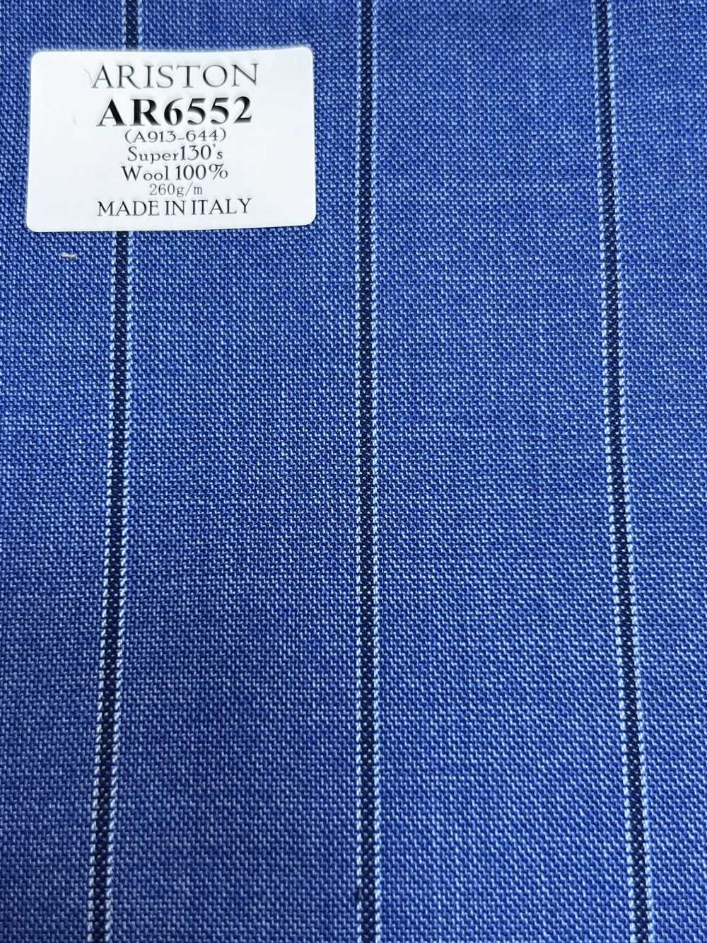 AR6552 ARISTON Super 130's Blau x Marineblau gestreift[Textil] HOSOI SYOJI