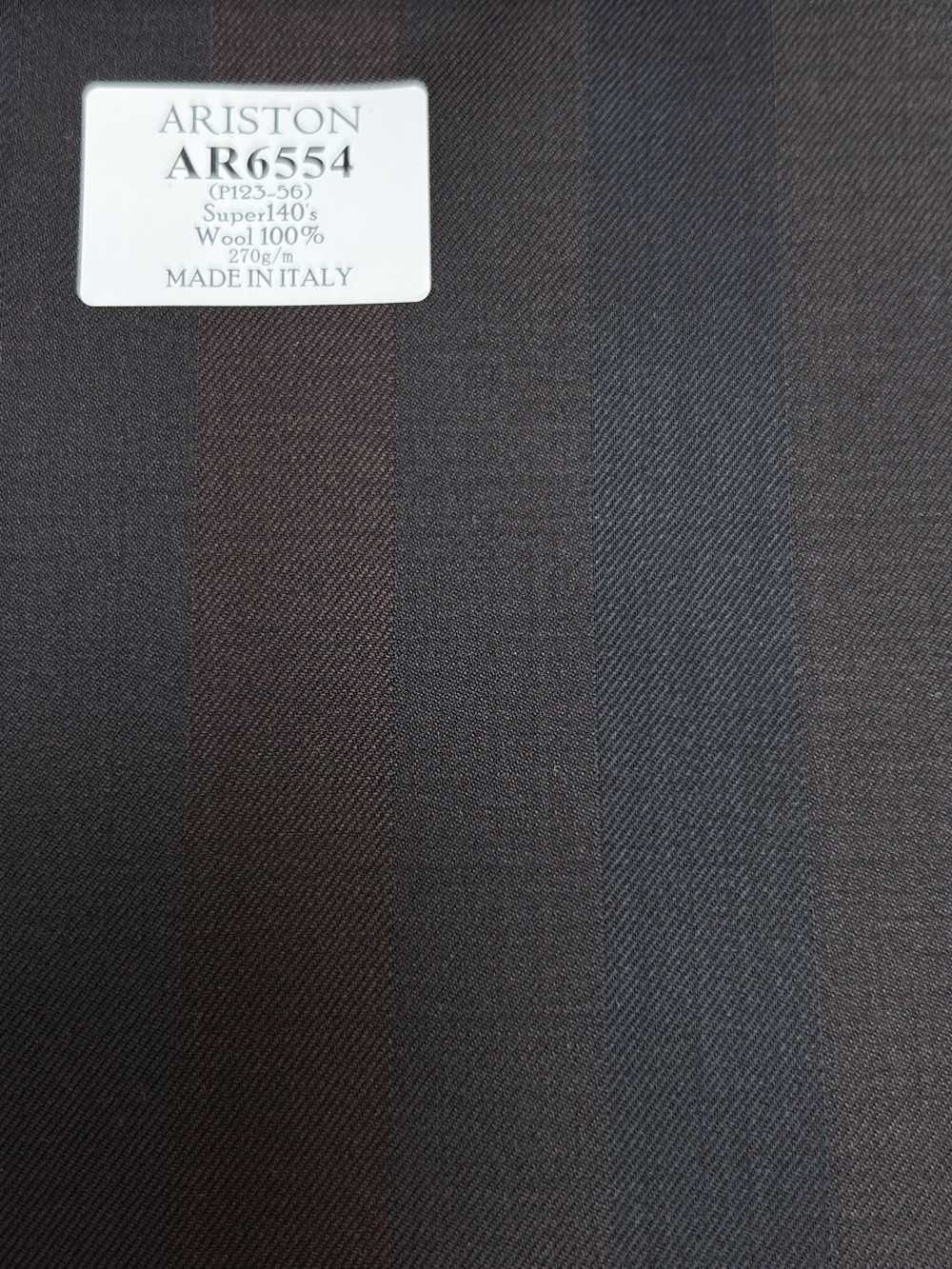 AR6554 ARISTON Super 140's Braun gestreift[Textil] HOSOI SYOJI