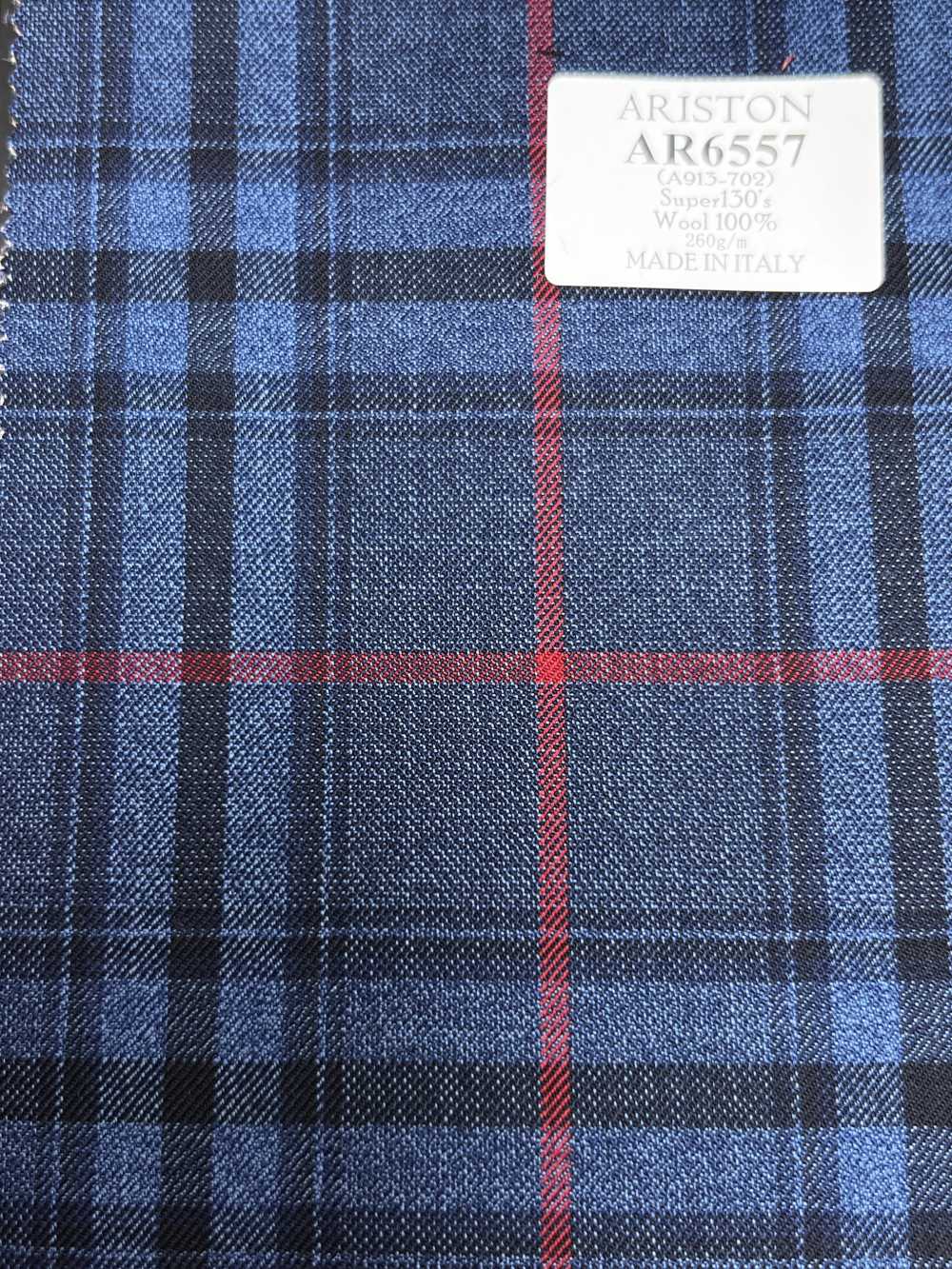 AR6557 ARISTON Super130's marineblau kariert[Textil] HOSOI SYOJI