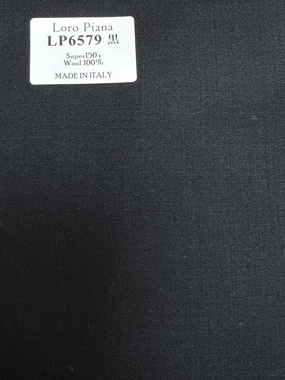 LP6579 Loro Piana Super 150's Schwarz ohne Muster[Stoff] HOSOI SYOJI