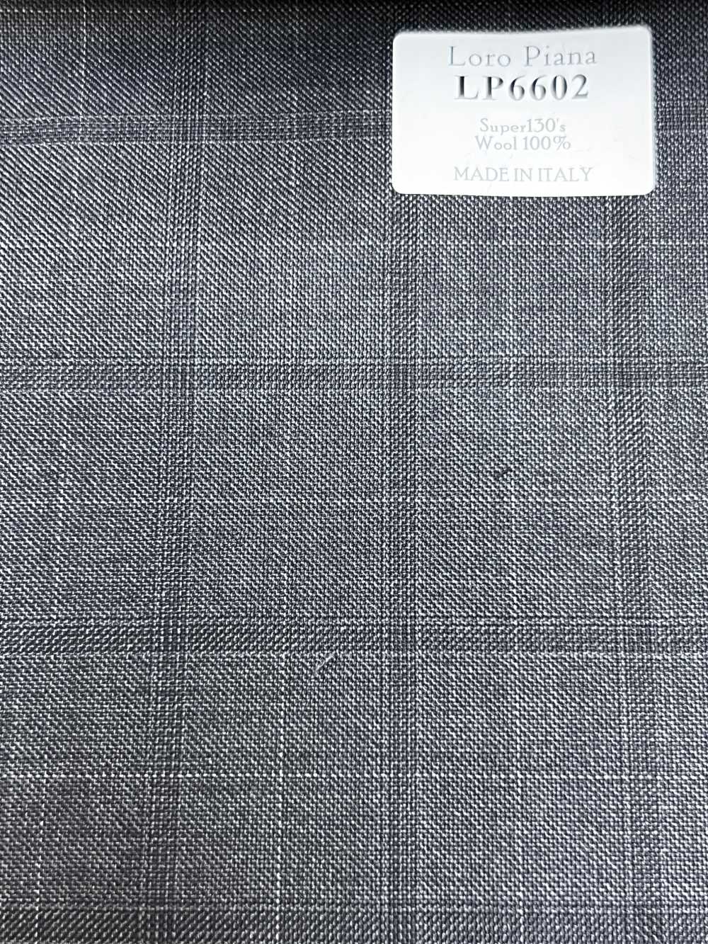 LP6602 Loro Piana Super130's graues Karomuster[Stoff] HOSOI SYOJI