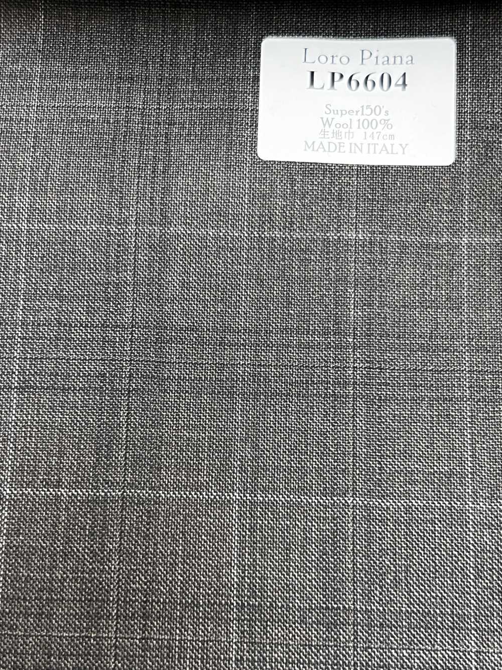 LP6604 Loro Piana Super150's braunes Karomuster[Stoff] HOSOI SYOJI