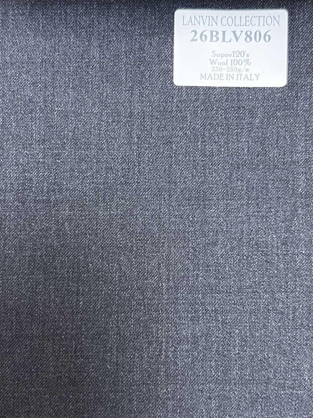 26BLV806 LANVIN COLLECTION Super120's Grau ohne Muster[Textil] HOSOI SYOJI