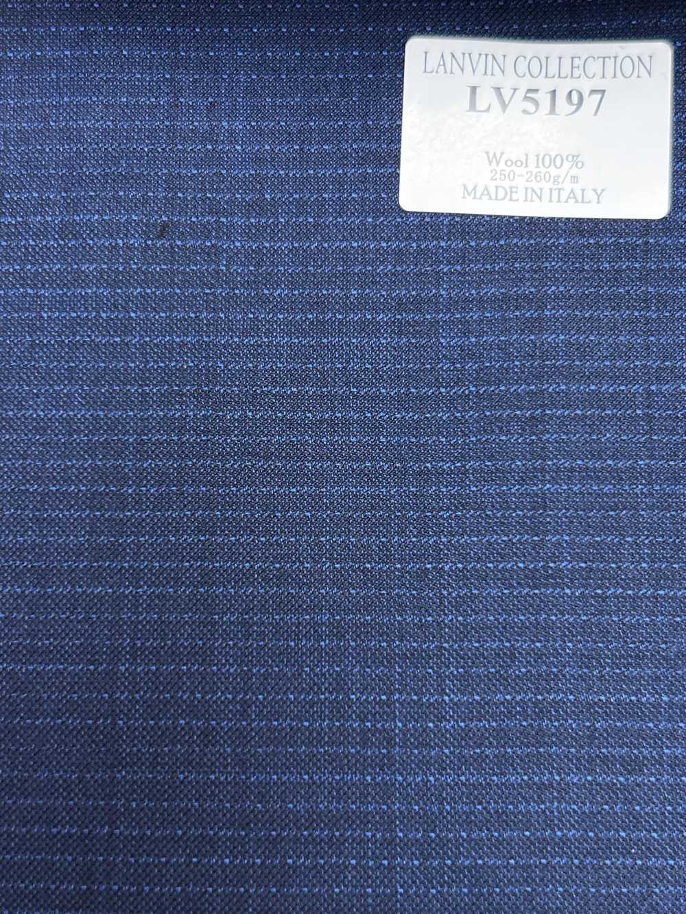 LV5197 LANVIN COLLECTION Marineblaue horizontale Streifen[Textil] HOSOI SYOJI
