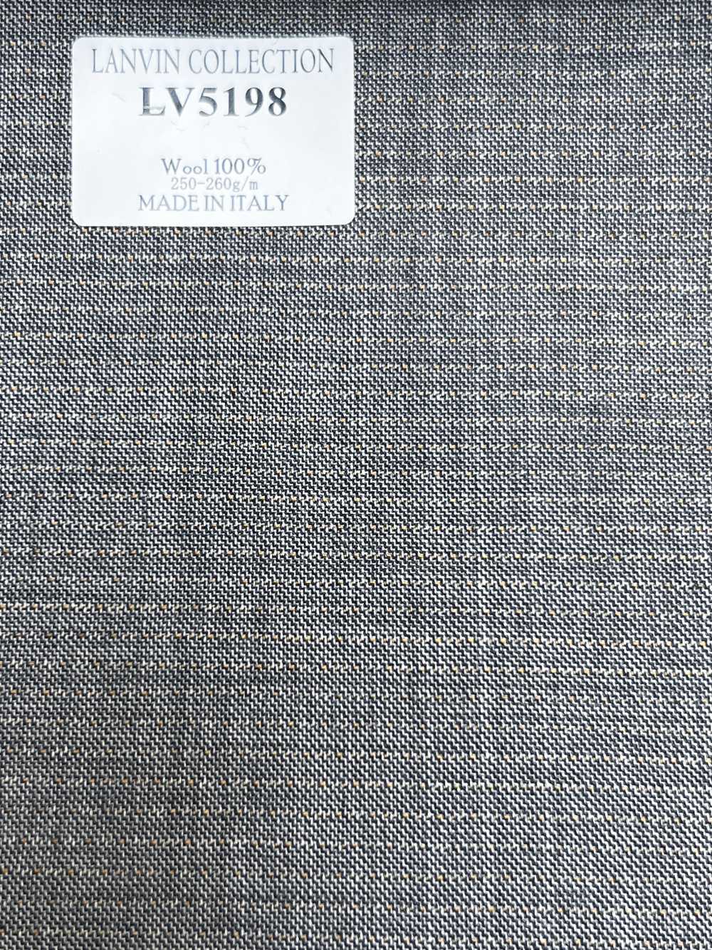 LV5198 LANVIN COLLECTION Hellgrau x Beige horizontale Streifen[Textil] HOSOI SYOJI
