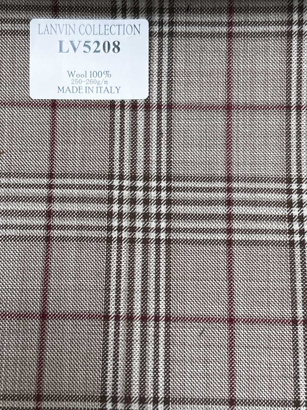 LV5208 LANVIN COLLECTION Beige Glencheck[Textil] HOSOI SYOJI