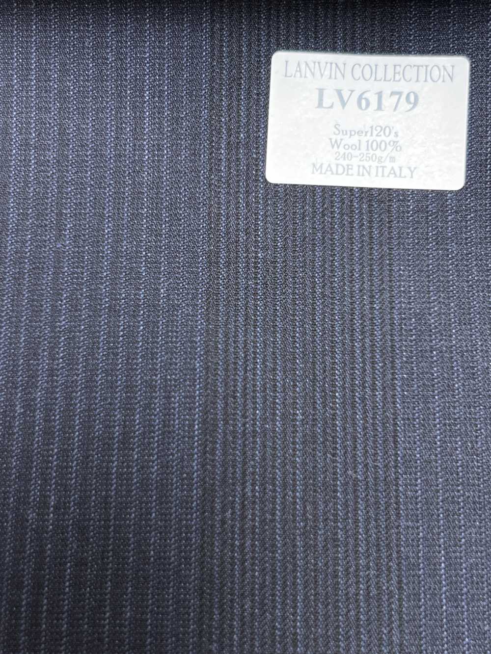 LV6179 LANVIN COLLECTION Super120's Tiefmarine-Streifen[Textil] HOSOI SYOJI