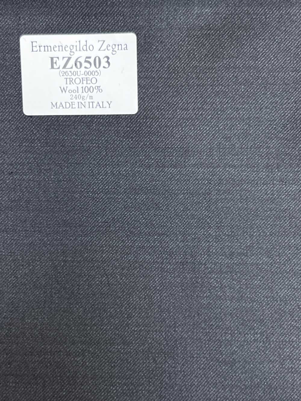 EZ6503 Ermenegildo Zegna TROFEO Dunkelgrau Uni[Stoff] HOSOI SYOJI
