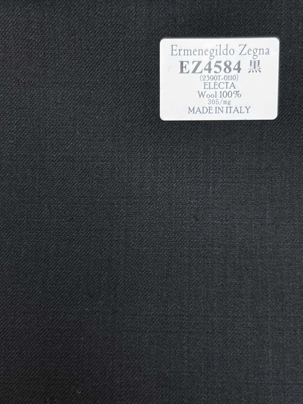 EZ4584 Ermenegildo Zegna ELECTA Schwarz Uni[Stoff] HOSOI SYOJI