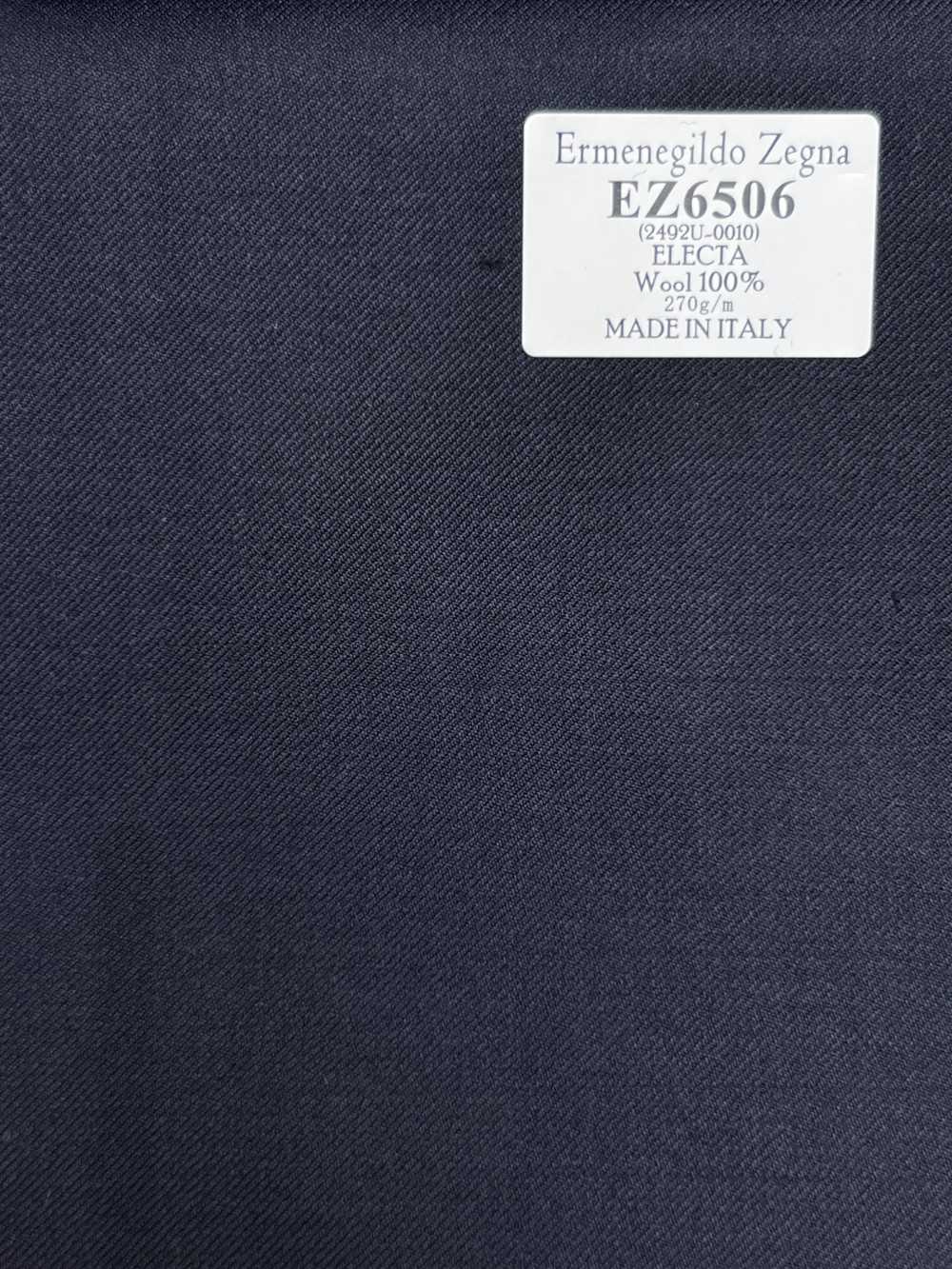 EZ6506 Ermenegildo Zegna ELECTA Dunkelmarine einfarbig[Stoff] HOSOI SYOJI