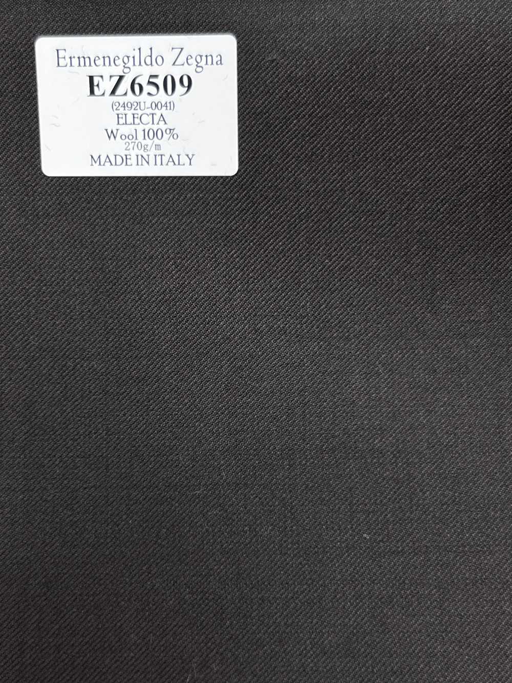 EZ6509 Ermenegildo Zegna ELECTA Braun einfarbig[Stoff] HOSOI SYOJI