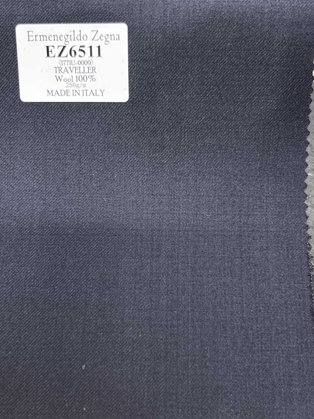 EZ6511 Ermenegildo Zegna TRAVELLER Dunkelmarine Uni[Stoff] HOSOI SYOJI