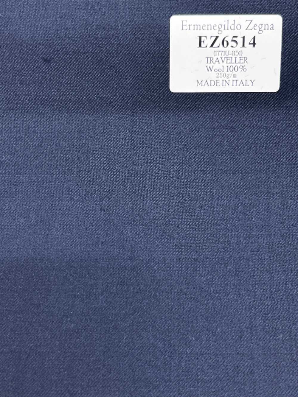 EZ6514 Ermenegildo Zegna TRAVELLER Marineblau uni[Stoff] HOSOI SYOJI