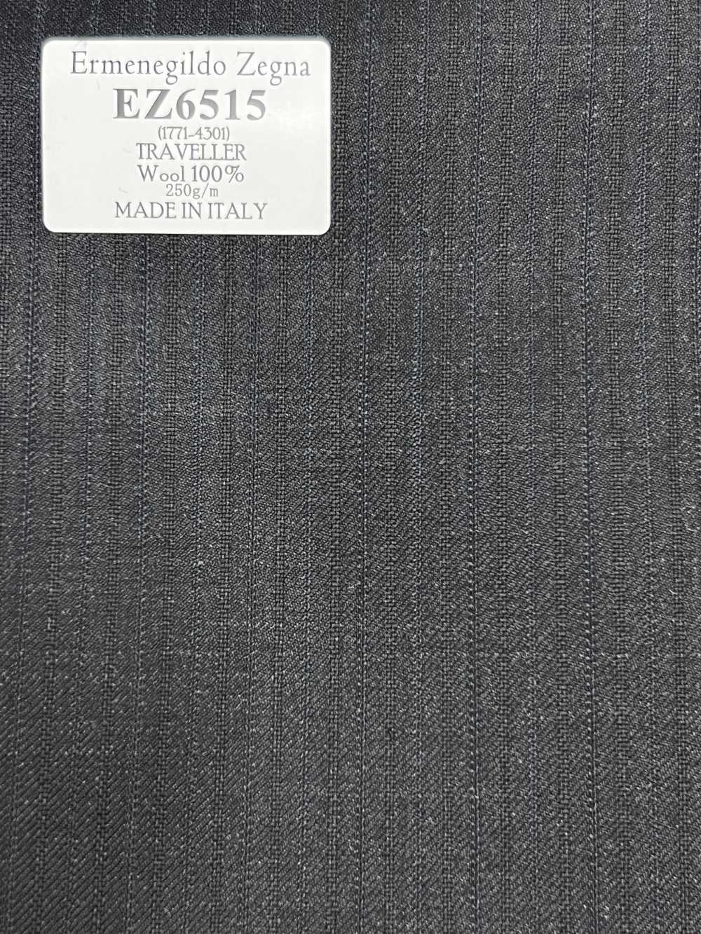 EZ6515 Ermenegildo Zegna TRAVELLER Dunkelgrau × Marineblau Streifen[Stoff] HOSOI SYOJI