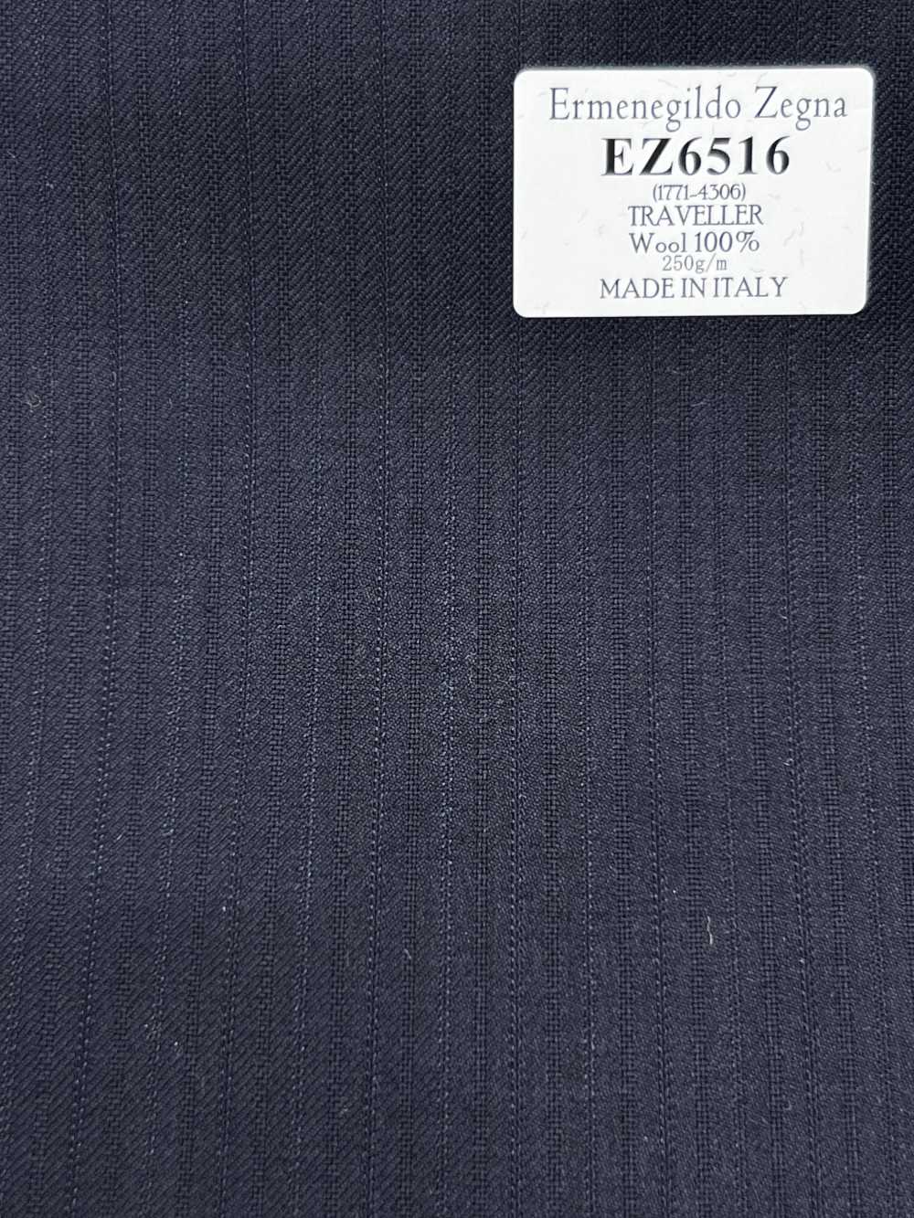 EZ6516 Ermenegildo Zegna TRAVELLER Marineblauer Streifen[Stoff] HOSOI SYOJI
