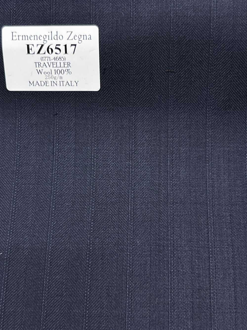 EZ6517 Ermenegildo Zegna TRAVELLER Marineblauer Streifen[Stoff] HOSOI SYOJI