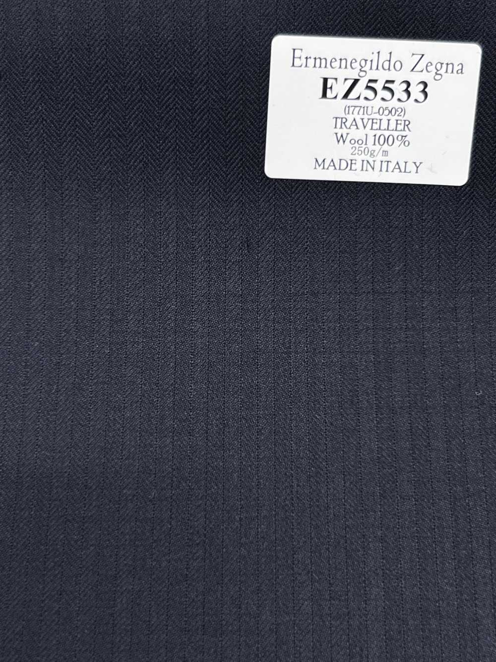 EZ5533 Ermenegildo Zegna TRAVELLER Schwarzer Streifen[Stoff] HOSOI SYOJI