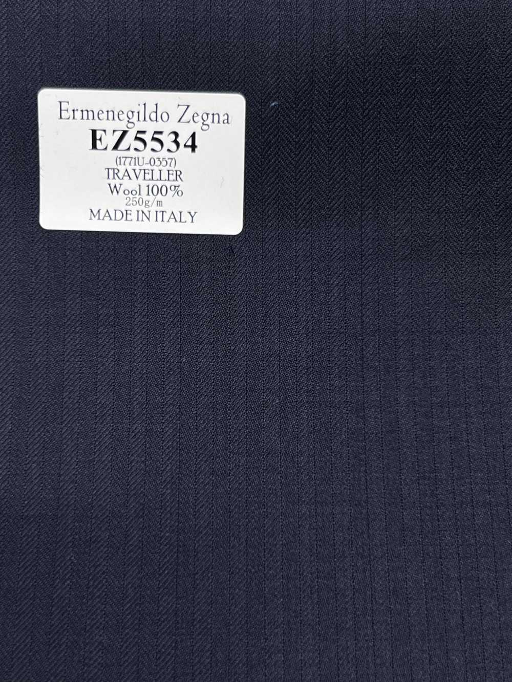 EZ5534 Ermenegildo Zegna TRAVELLER Marineblauer Streifen[Stoff] HOSOI SYOJI