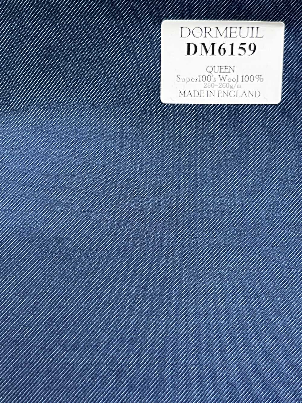 DM6159 DORMEUIL QUEEN Super100's Blau Uni[Stoff] HOSOI SYOJI