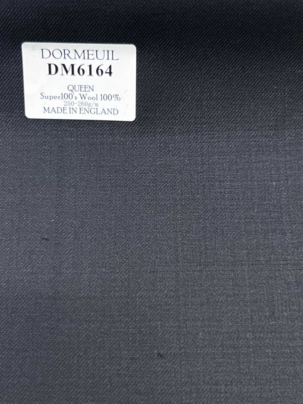 DM6164 DORMEUIL QUEEN Super100's Schwarz uni[Stoff] HOSOI SYOJI