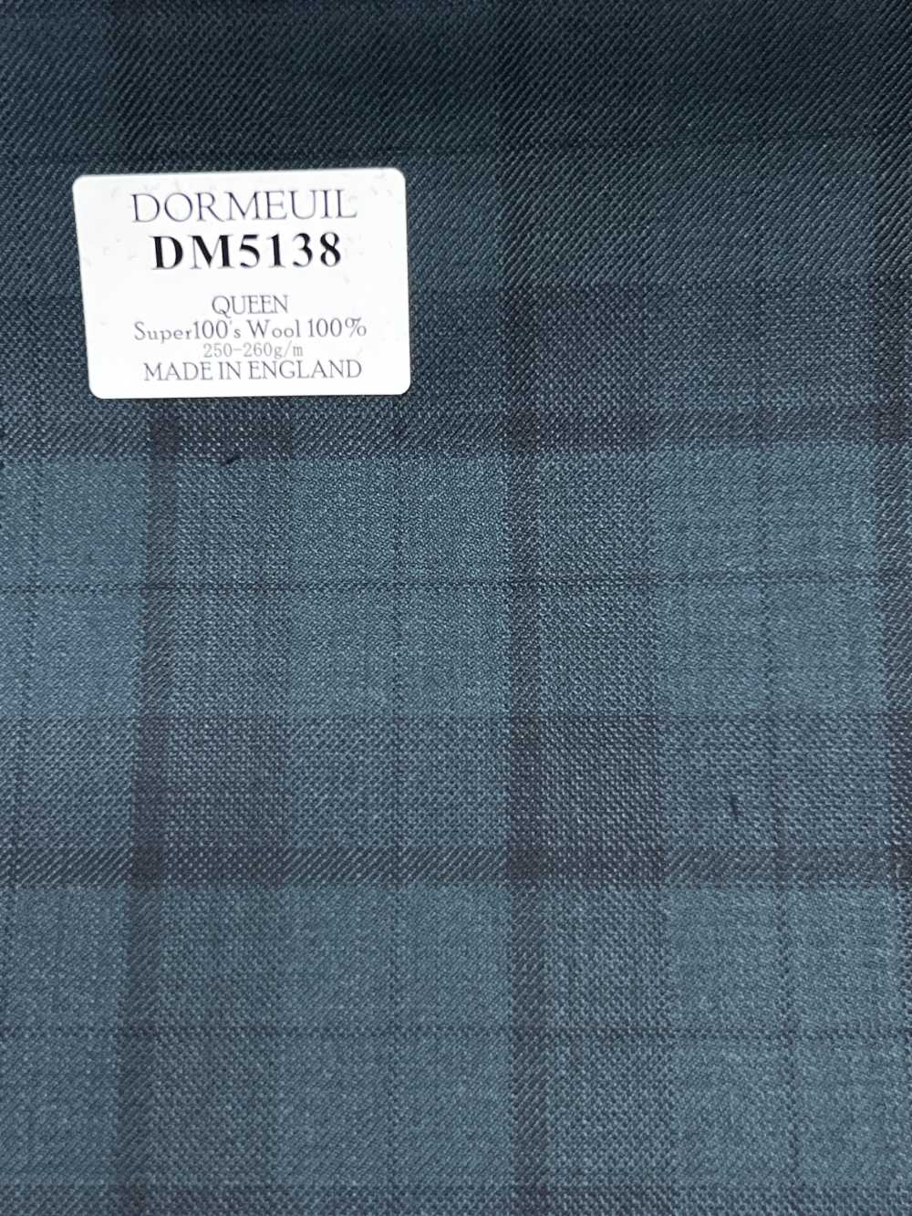 DM5138 DORMEUIL QUEEN Super100's Grüner Karostoff[Stoff] HOSOI SYOJI