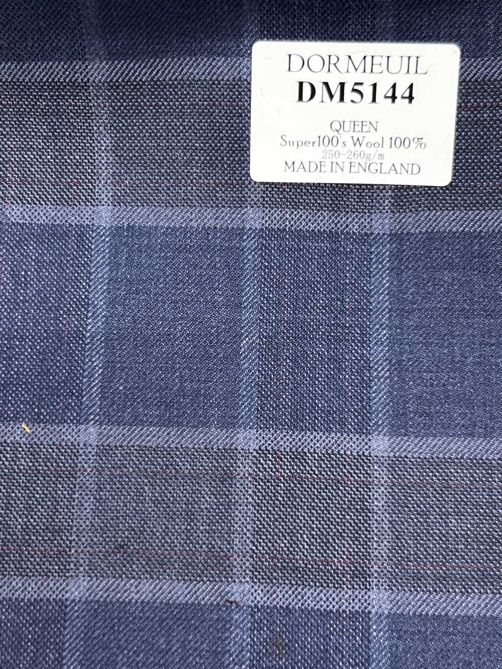 DM5144 DORMEUIL QUEEN Super100's Marineblau kariert[Stoff] HOSOI SYOJI