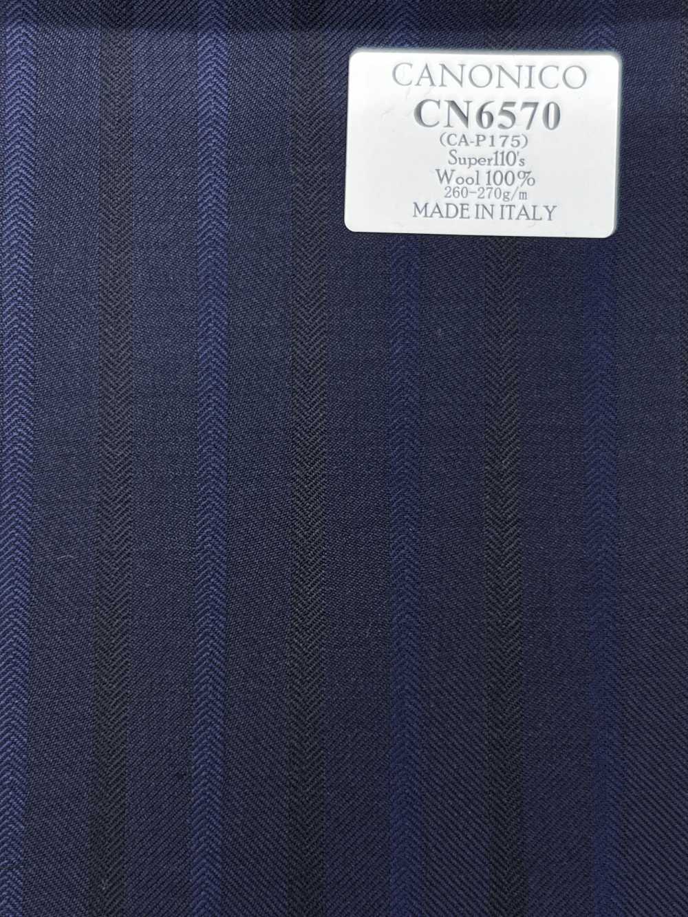CN6570 CANONICO Super110's Marineblauer Streifen[Stoff] HOSOI SYOJI