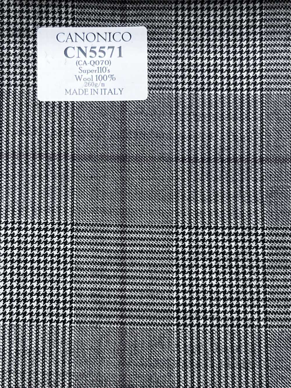 CN5571 CANONICO Super110's Hellgrau x Lila Karo[Textil] HOSOI SYOJI