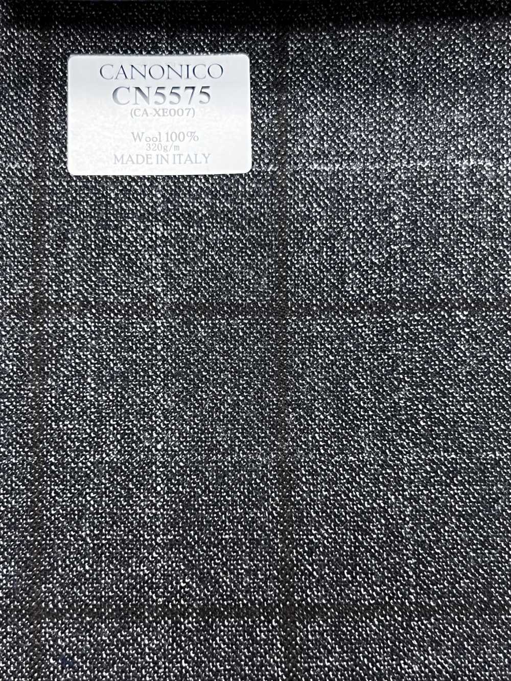 CN5575 CANONICO Super110's Gray × Brown Check[Textil] HOSOI SYOJI