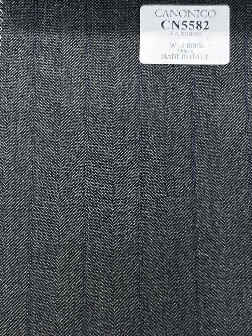 CN5582 CANONICO Super110's Grün × Marineblau gestreift[Textil] HOSOI SYOJI