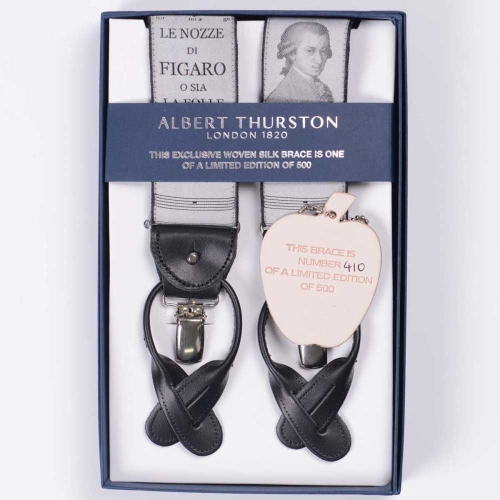 AT-2289 Albert Thurston Hosenträger Limited Edition 40mm Mozart[Formelle Accessoires] ALBERT THURSTON