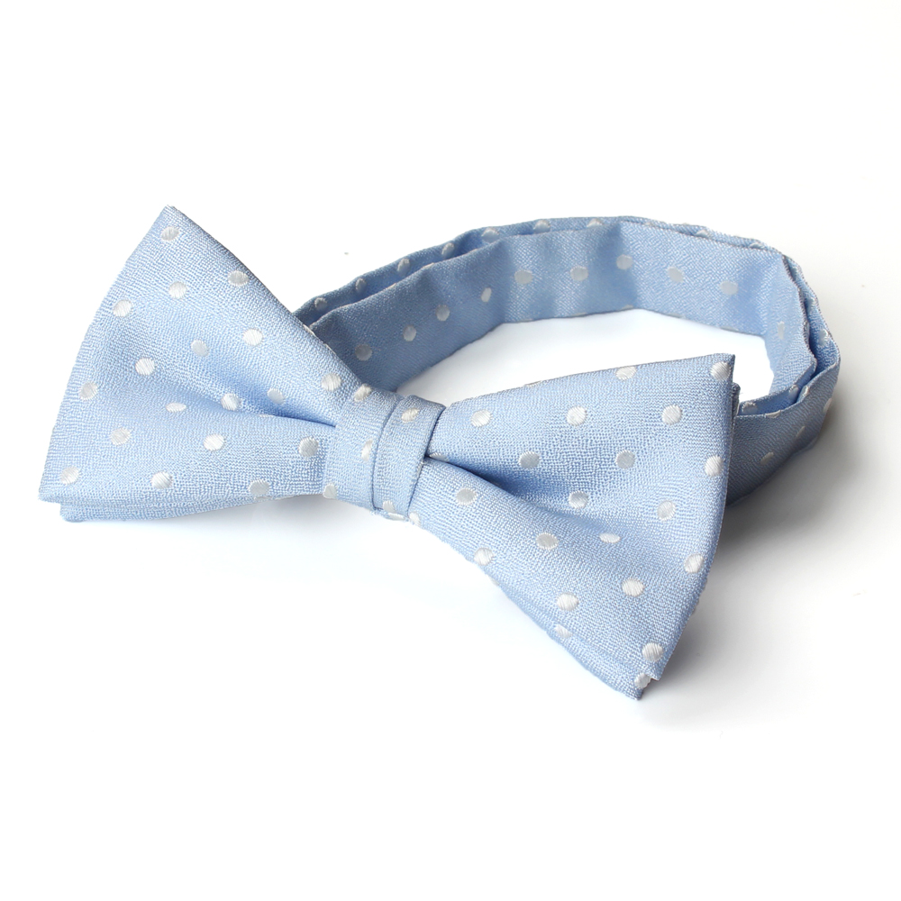 BF-973 Japanische Seidenfliege Mit Polka Dot Saxe Blue[Formelle Accessoires] Yamamoto(EXCY)