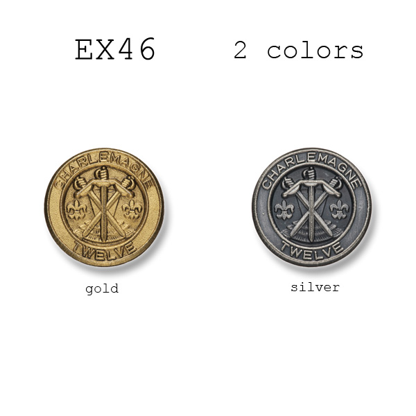 EX46 Japanische Metallknöpfe Für Anzüge Und Jacken[Taste] Yamamoto(EXCY)