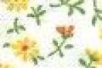 Kleines Blumenmuster - Weiße Und Gelbe Blumen