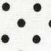 Mittlere Polka-Dots - Weiß X Schwarz