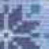 Schneeflocke × Hellblau