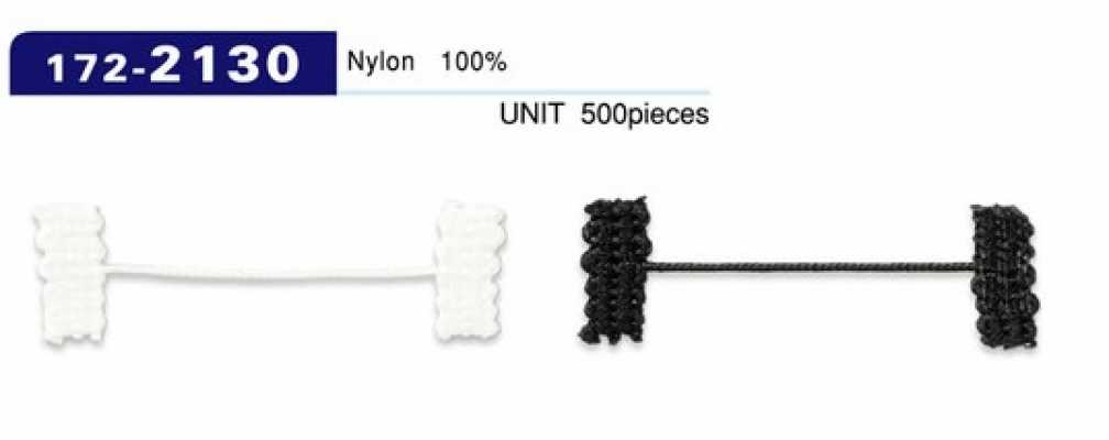 172-2130 Knopflöcher Futterstopper Geflochtene Kordelart Gesamtlänge 42 mm (Packung zu 500)