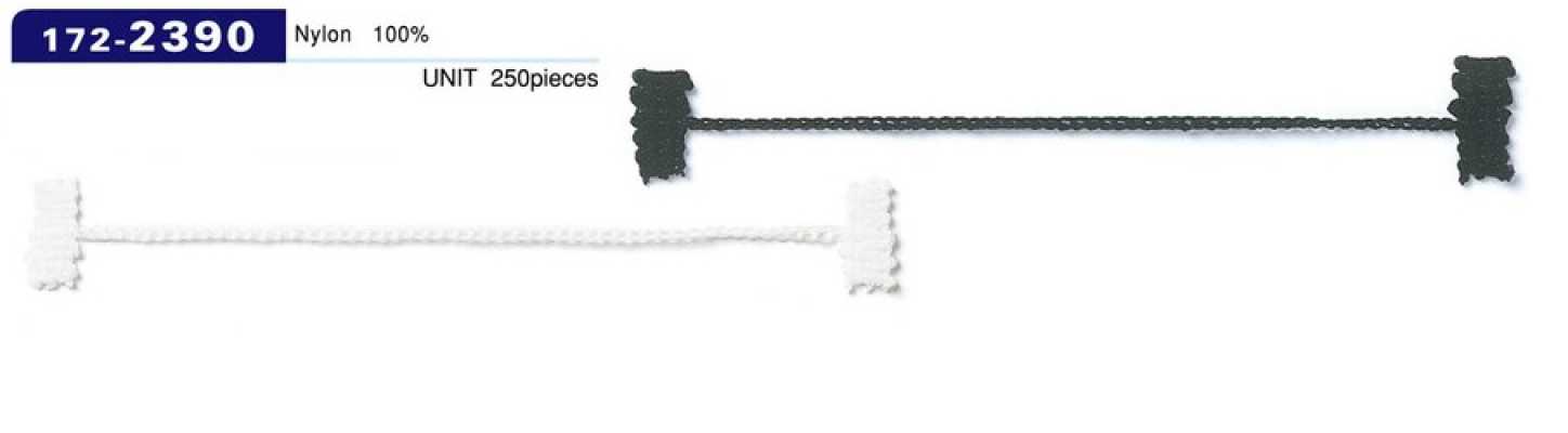 172-2390 Knopflöcher-Futterstopper, Kettenkordel-Typ, Gesamtlänge 102 mm (Packung zu 250 Stück)