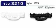 172-3210 Knopfschlaufe Wollnylon Typ Horizontal 26mm (500 Stück)