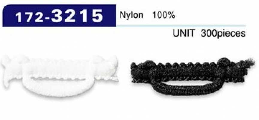 172-3215 Knopflöcher, Typ aus Wollnylon, länglich, 30 mm (300 Stück)