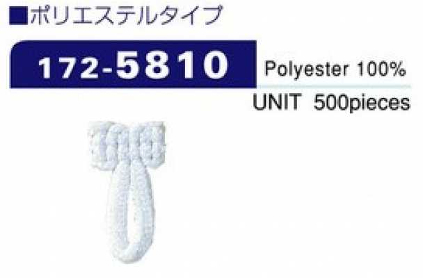 172-5810 Knopflöcher, Polyester-Typ (500 Stück) 20 mm × 10 mm