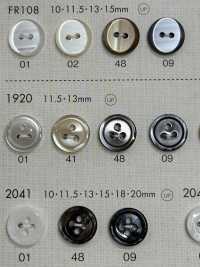 1920 DAIYA KNÖPFE 3 Tsu-Loch-Shell-Polyesterknopf[Taste] DAIYA BUTTON(DAIYA BUTTON) Sub-Foto