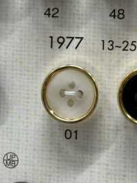 1977 Eleganter Luxus-4-Loch-Knopf Für Hemden[Taste] DAIYA BUTTON(DAIYA BUTTON) Sub-Foto