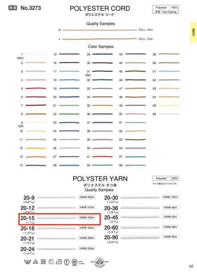 20-15 Polyesterzwirn